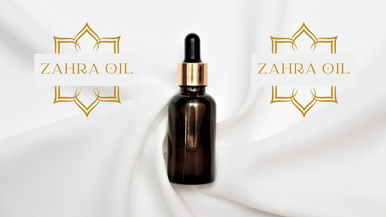 Video laden: Argan oil bottle on a wooden table with natural light in the background. The label on the bottle reads Zahra-Oil 100% pure argan oil
